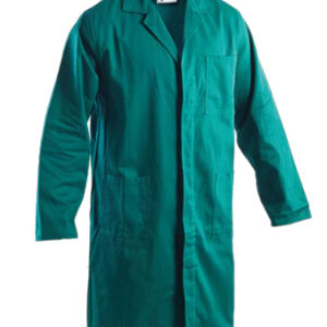 green colored long coat