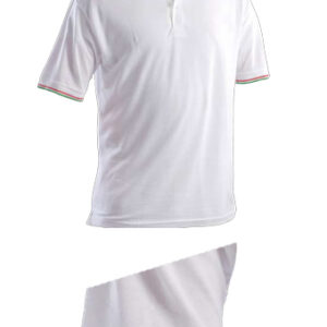 polo action short sleeve white