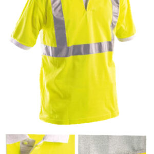 yellow polo shirt